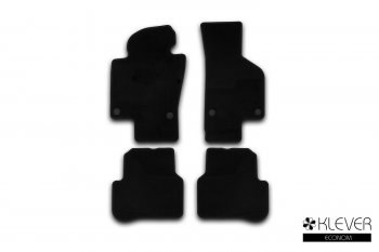 Коврики салона (текстиль) Klever Econom Volkswagen Passat B6 седан (2005-2011) (Чёрные)