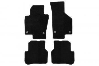 Коврики салона (текстиль) Klever Econom Volkswagen Passat CC дорестайлинг (2008-2012) (Чёрные)