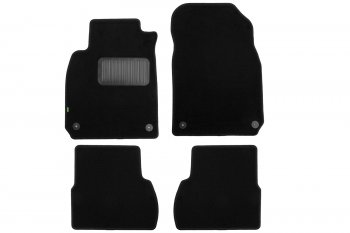 Комплект ковриков в салон (АКПП, чёрные, текстиль) Klever Standard Cadillac Bls  седан (2006-2011)