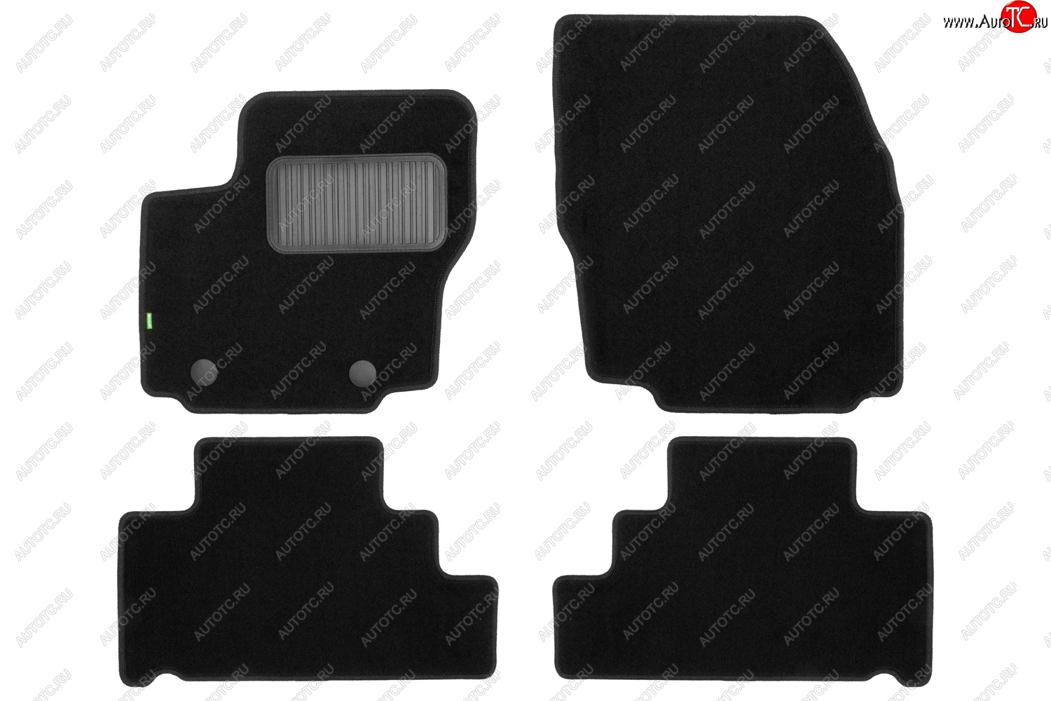 6 949 р. Комплект ковриков в салон (чёрные, текстиль) Klever Standard Ford S-Max 1 дорестайлинг (2006-2010)  с доставкой в г. Воронеж