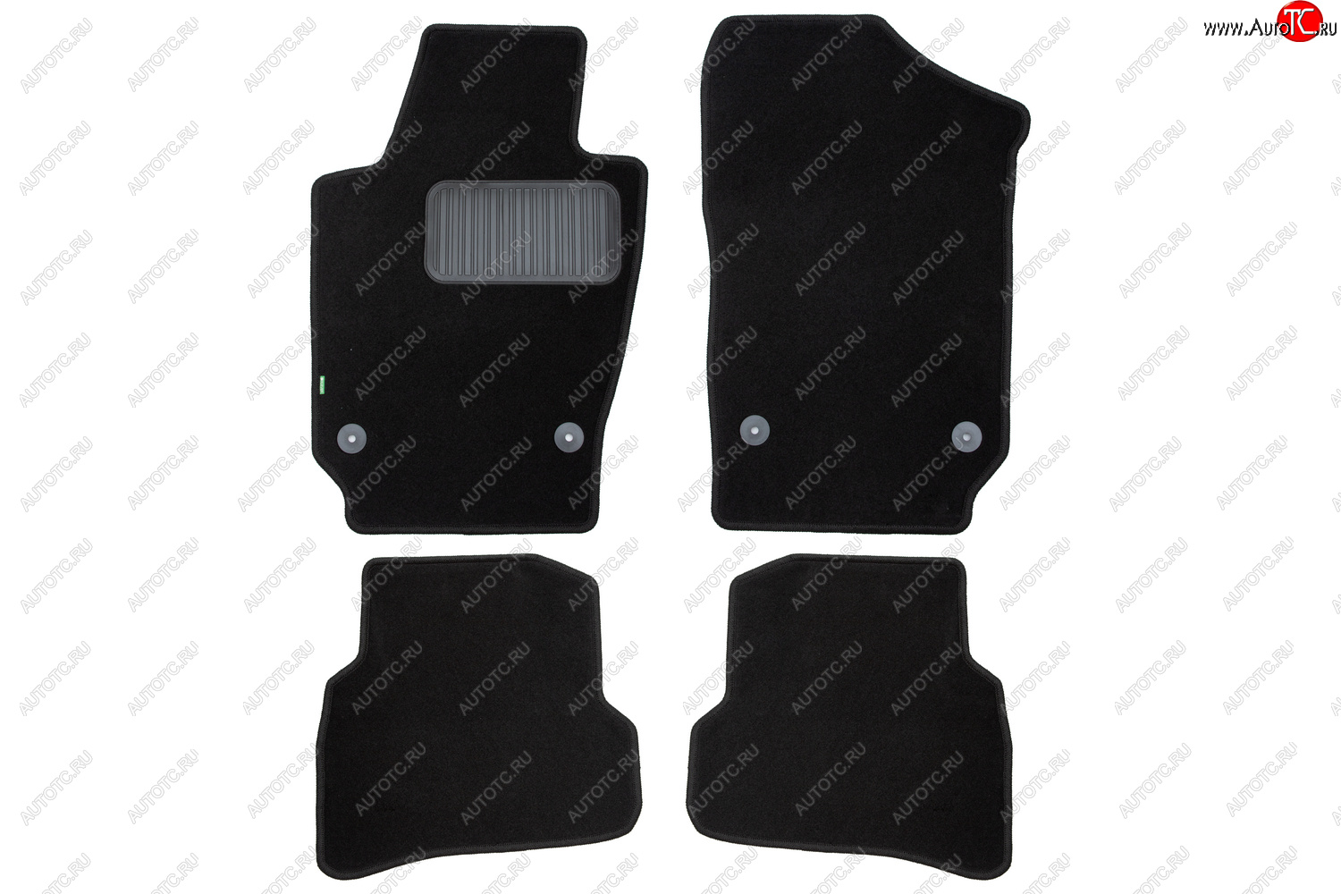 6 949 р. Комплект ковриков в салон (чёрные, текстиль) Klever Standard Seat Ibiza 6J,6P хэтчбэк 5 дв.  рестайлинг (2012-2016)  с доставкой в г. Воронеж