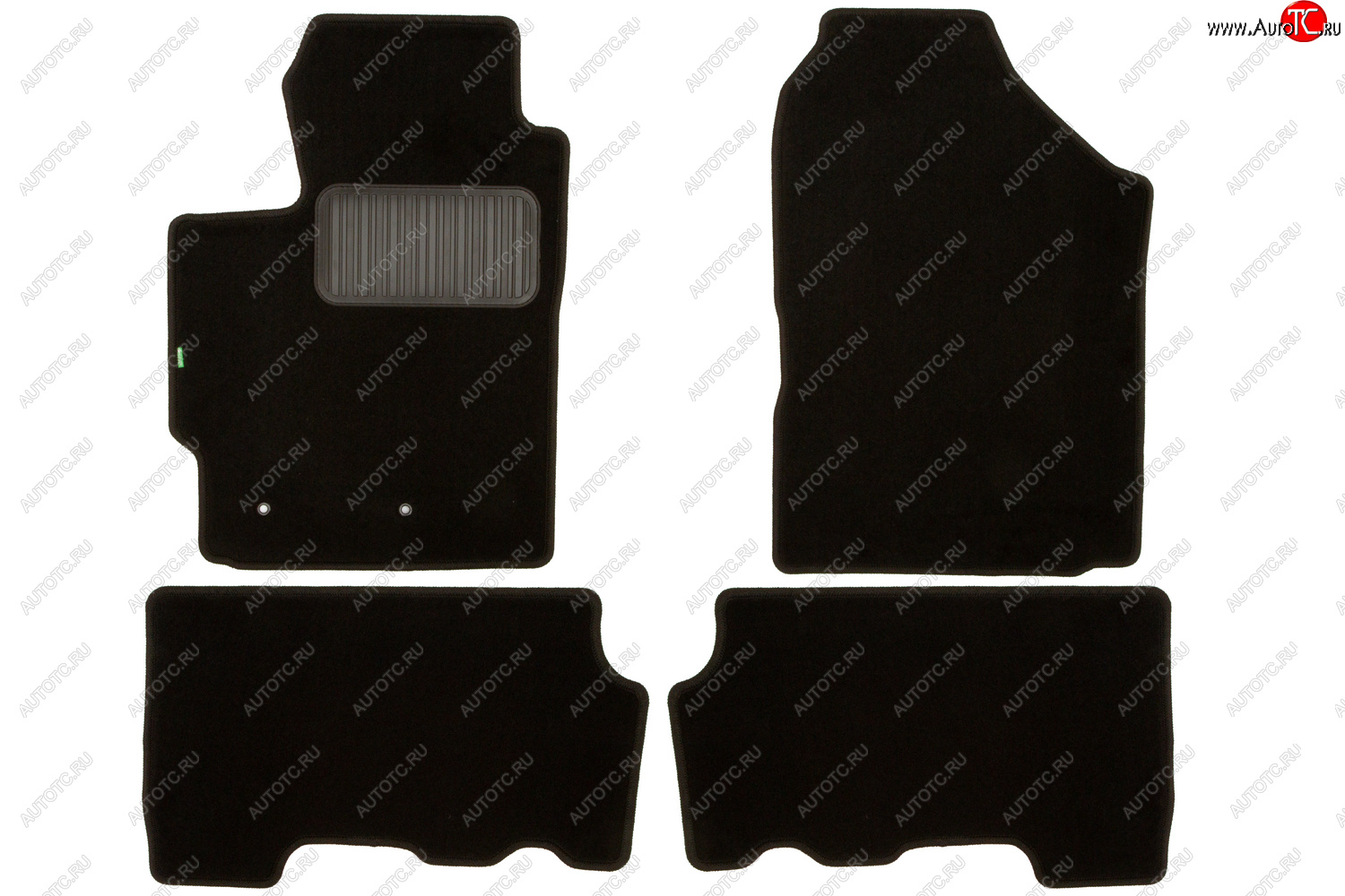 6 949 р. Комплект ковриков в салон (АКПП, чёрные, текстиль) Klever Standard Toyota Yaris XP90 дорестайлинг, хэтчбэк 5 дв. (2005-2008)  с доставкой в г. Воронеж