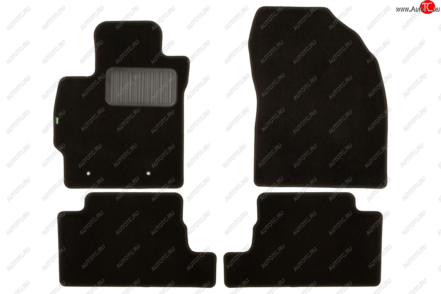 6 599 р. Комплект ковриков в салон (чёрные, текстиль) Klever Standard Toyota Auris E150 хэтчбэк 5 дв. дорестайлинг (2006-2010)  с доставкой в г. Воронеж