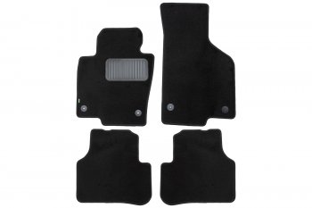 Комплект ковриков в салон (АКПП, чёрные, текстиль) Klever Standard Volkswagen Passat CC  рестайлинг (2012-2016)