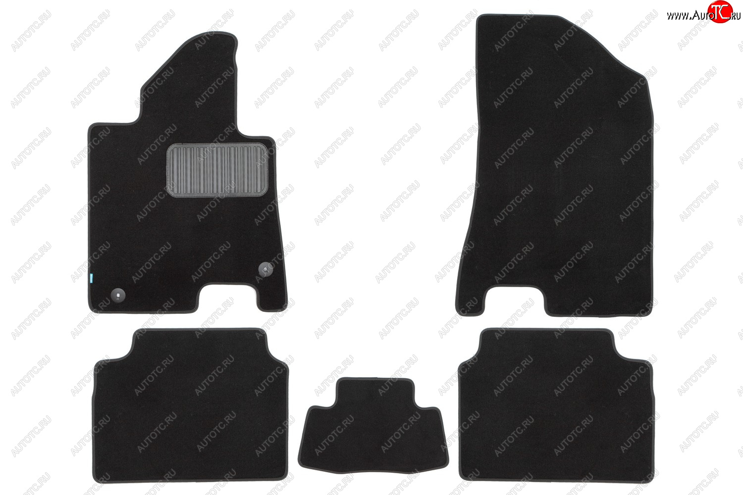 9 549 р. Коврики салона (текстиль) Klever Premium  KIA K5  DL (2019-2022) (Чёрные)  с доставкой в г. Воронеж