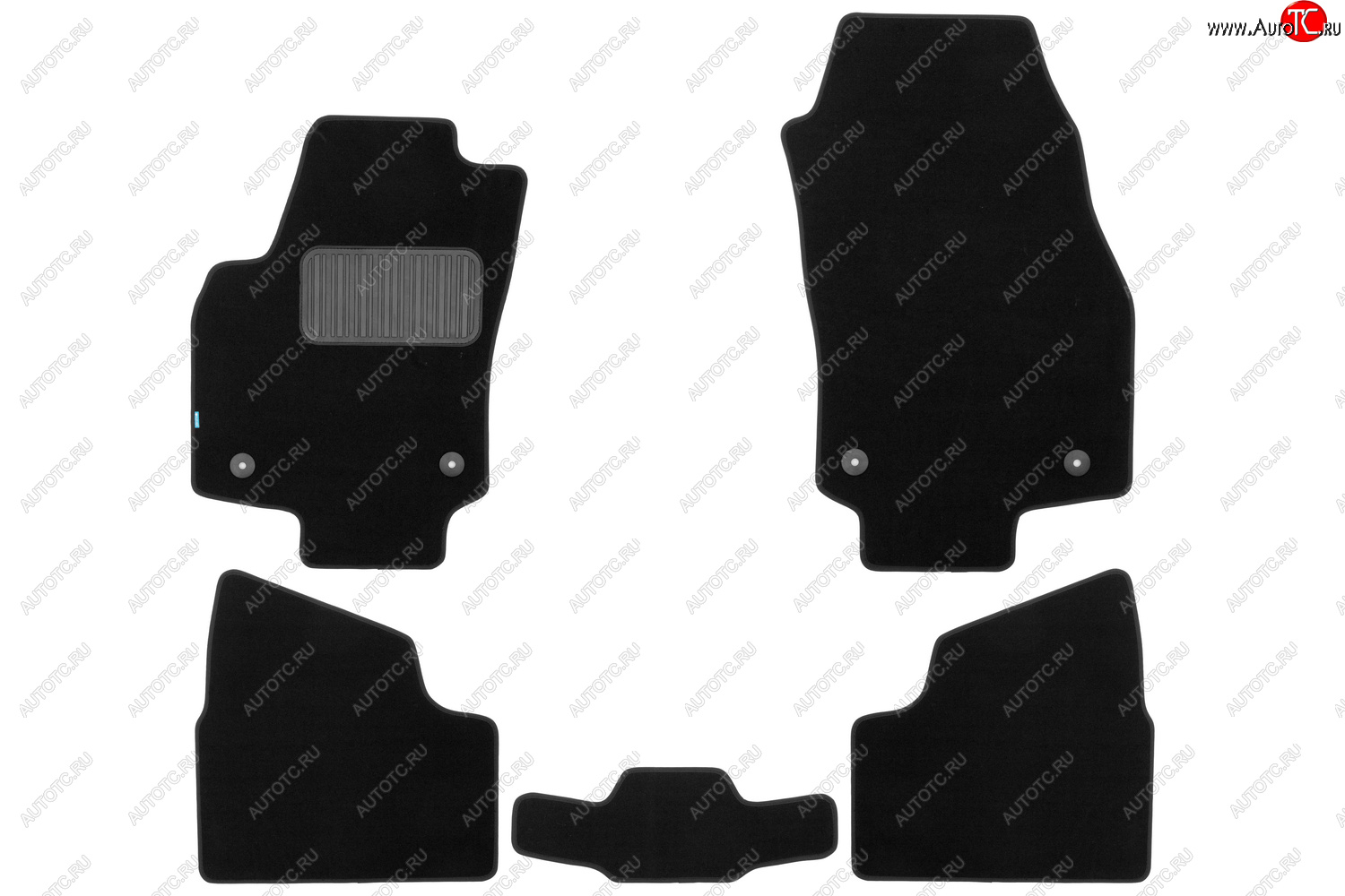 569 р. Коврики в салон Klever Premium OPEL Astra H GTC 3D 2004-2007, 2006-2014, хб., 5 шт. (текстиль)  Опель Астра Klever klever03371022110kh  с доставкой в г. Воронеж