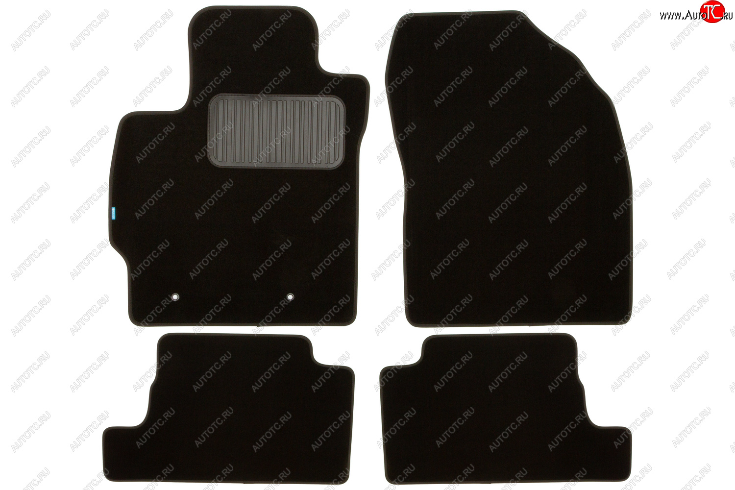9 549 р. Коврики салона (текстиль) Klever Premium Toyota Auris E150 хэтчбэк 5 дв. дорестайлинг (2006-2010) (Чёрные)  с доставкой в г. Воронеж