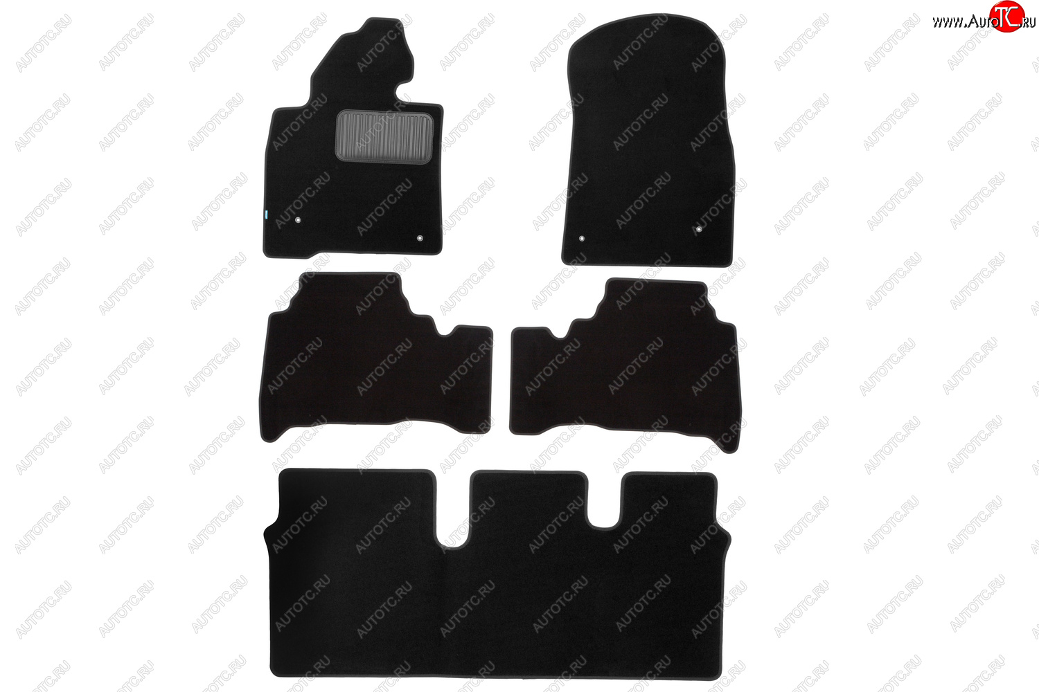 1 499 р. Коврики салона (текстиль) Klever Premium Toyota Land Cruiser 200 дорестайлинг (2007-2012) (Чёрные)  с доставкой в г. Воронеж