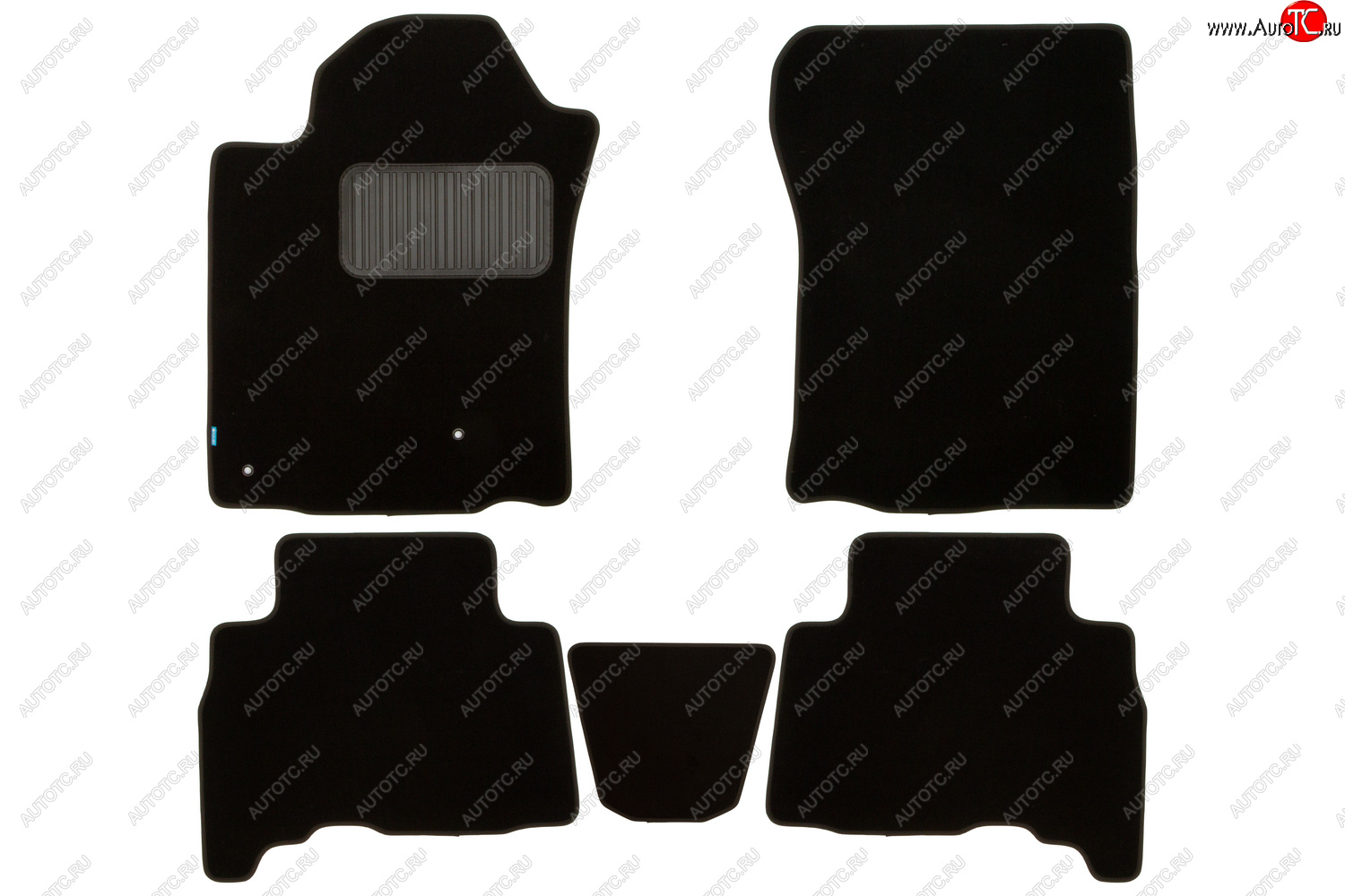 9 549 р. Коврики салона (текстиль) Klever Premium  Toyota Land Cruiser Prado  J150 (2009-2013) дорестайлинг (Чёрные)  с доставкой в г. Воронеж