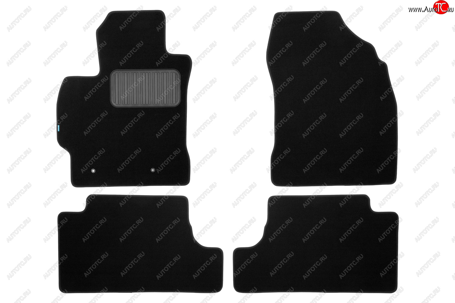 9 549 р. Коврики салона (текстиль) Klever Premium  Toyota Corolla  E140 (2007-2013) седан дорестайлинг, седан рестайлинг (Чёрные)  с доставкой в г. Воронеж