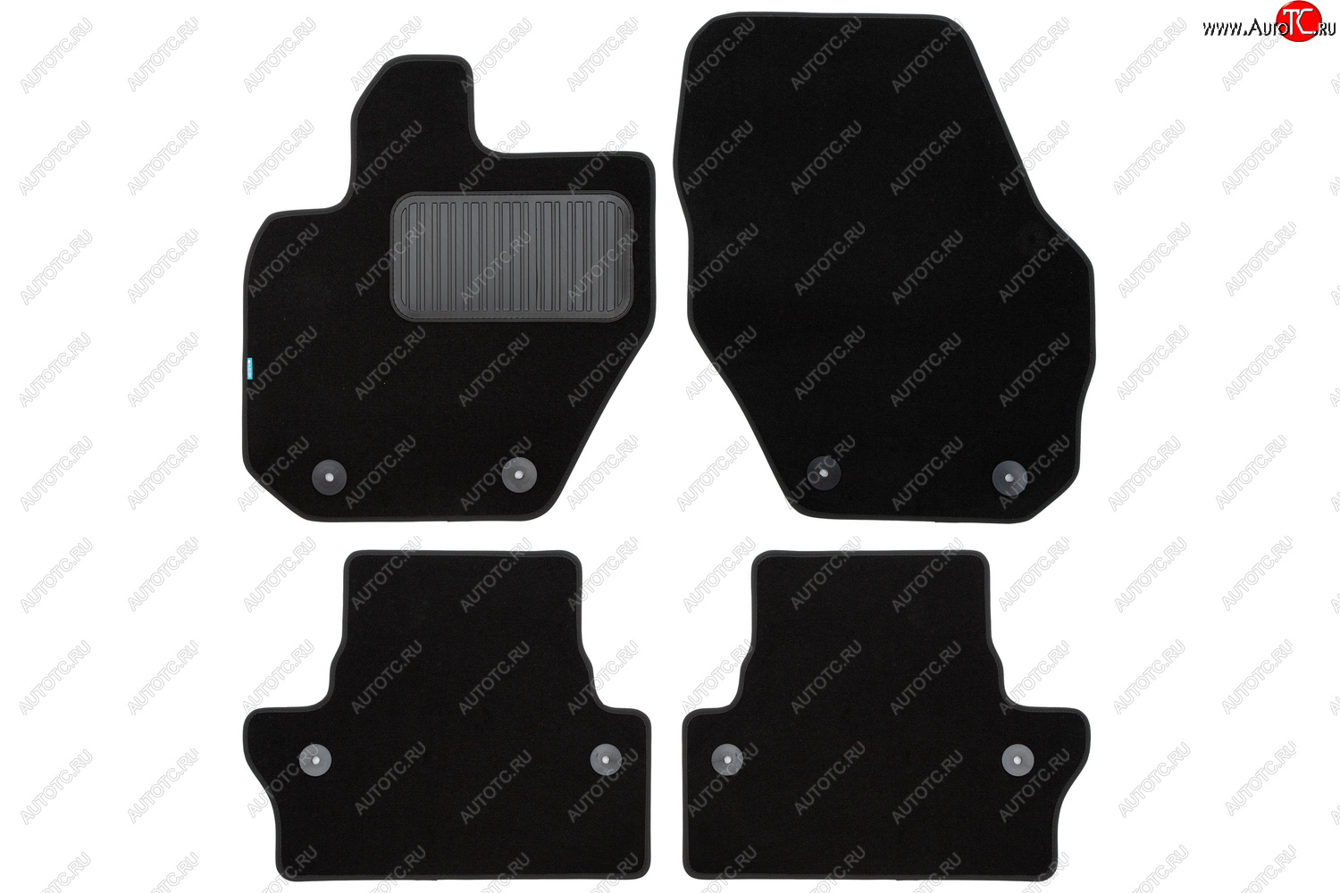 419 р. Коврики в салон Klever Premium VOLVO S60 АКПП 2010-2013, 2013-2018 сед., 4 шт. (текстиль)  Вольво С Klever klever03500322110kh  с доставкой в г. Воронеж