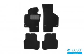 Коврики салона (текстиль) Klever Premium Volkswagen Passat B6 седан (2005-2011) (Чёрные)