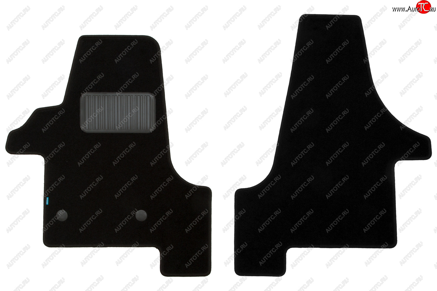 9 549 р. Передние коврики салона (текстиль) Klever Premium  Volkswagen Transporter  T5 (2003-2015) дорестайлинг, рестайлинг (Чёрные)  с доставкой в г. Воронеж