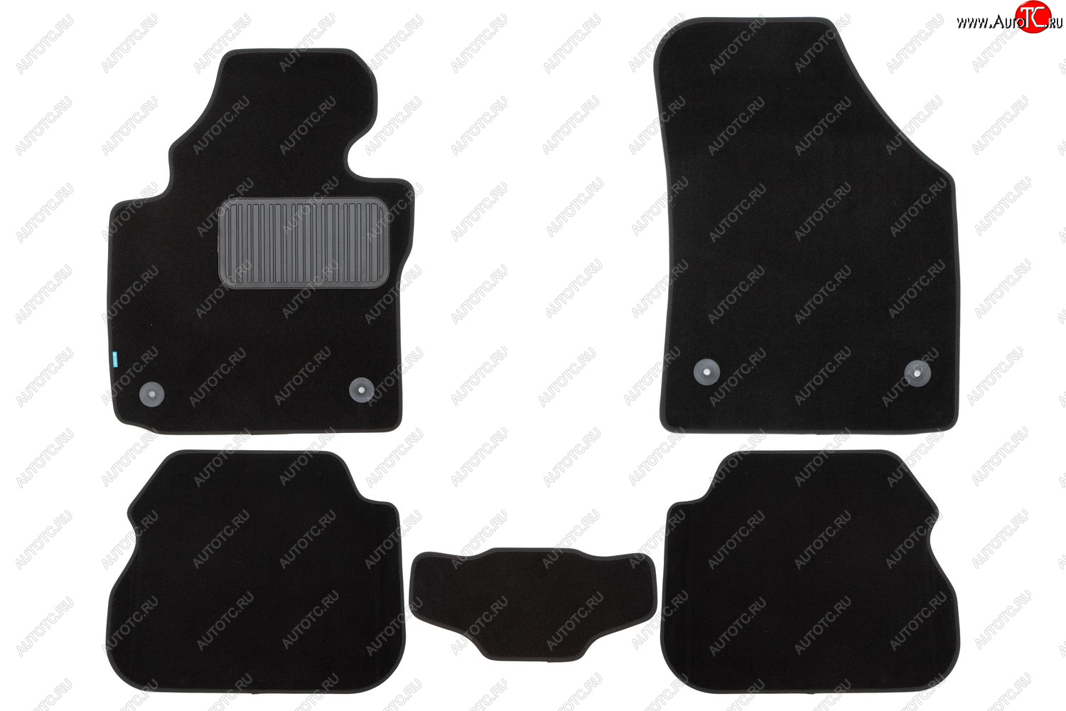 9 549 р. Коврики салона (текстиль) Klever Premium  Volkswagen Caddy  2K (2003-2015) дорестайлинг, рестайлинг (Чёрные)  с доставкой в г. Воронеж