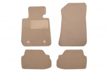 Коврики в салон Klever Premium BMW 1 3D E81 АКПП 2004-2007, 2007-2011, хб., 4 шт. (текстиль, бежевые Klever klever04050322112kh