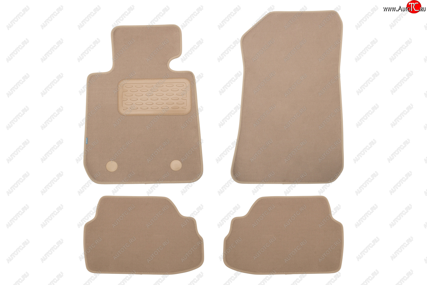 399 р. Коврики в салон Klever Premium BMW 1 3D E81 АКПП 2004-2007, 2007-2011, хб., 4 шт. (текстиль, бежевые Klever klever04050322112kh  с доставкой в г. Воронеж