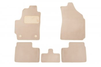 419 р. Коврики в салон Klever Premium DAEWOO Matiz 1998-2000, хб., 5 шт. (текстиль, бежевые)  Деу Матиз Klever klever04110422112kh  с доставкой в г. Воронеж. Увеличить фотографию 1