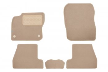 Коврики в салон Klever Premium FORD Focus 3 2011-2015, 2014-2019, хб., 5 шт. (текстиль, бежевые)  Ф Klever klever04163222112kh