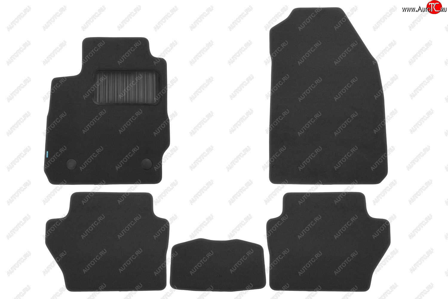 429 р. Коврики в салон Klever Premium FORD Fiesta 2008-2013, 2012-2019, хб., сед., 5 шт. (текстиль, бежевые Klever klever04166722112kh  с доставкой в г. Воронеж