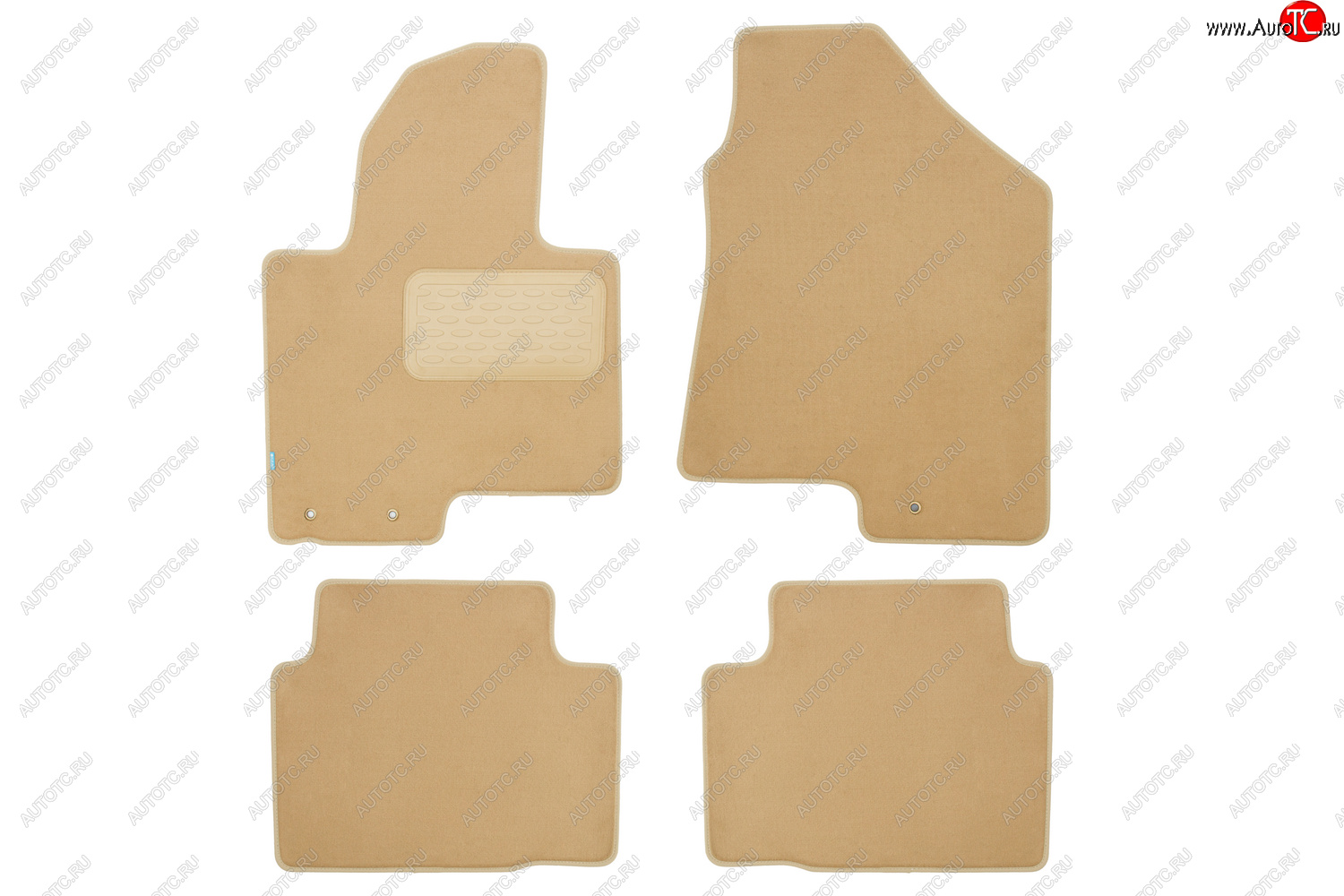 449 р. Коврики в салон Klever Premium HYUNDAI IX35 2010-2013, 2013-2015, кросс., 5 шт. (текстиль, бежевые)  Klever klever04203622112kh  с доставкой в г. Воронеж