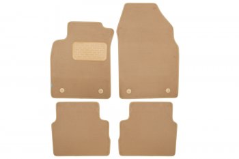 Коврики в салон Klever Premium OPEL Vectra C АКПП 2002-2005, 2005-2008, сед., 4 шт. (текстиль, бежев Klever klever04370422112kh