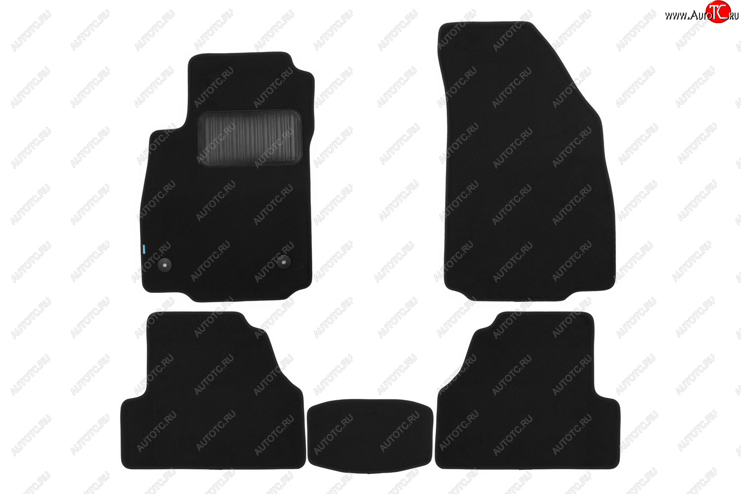 419 р. Коврики в салон Klever Premium OPEL Mokka 2012-2016, 2016-2019, кросс., 5 шт. (текстиль)  Опель Мок Klever kvr03373022110kh  с доставкой в г. Воронеж