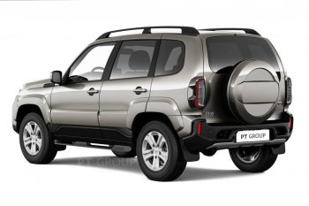 10 119 р. Защита порогов (с накладками, Ø63 мм) Petroil Tuning  Лада 2123 (Нива Шевроле) - Нива Трэвел (окраска в черный (Шагрень))  с доставкой в г. Воронеж. Увеличить фотографию 2