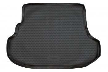 Коврик багажника (полиуретан) Element Subaru Forester SG рестайлинг (2005-2008) (Чёрный)