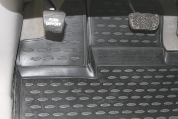 5 999 р. Коврики в салон Element (полиуретан) Toyota Sienna XL20 дорестайлинг (2003-2006)  с доставкой в г. Воронеж. Увеличить фотографию 2