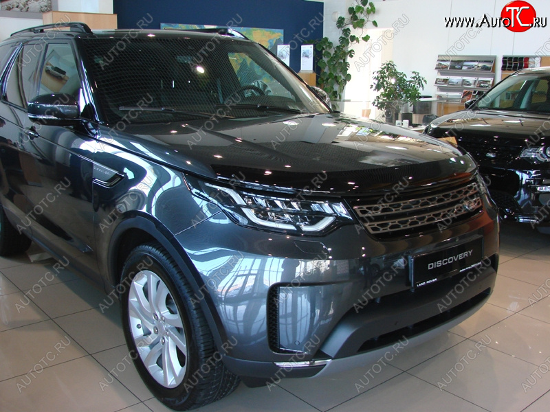 5 079 р. Дефлектор капота Land Rover Discovery Sport L550 дорестайлинг (2014-2019)  с доставкой в г. Воронеж