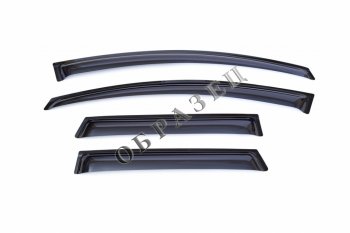 4 499 р. Дефлекторы боковых окон Subaru Tribeca, 2005-2014, 4ч., темный  Субару Трибека SIM nld.ssutri0532  с доставкой в г. Воронеж. Увеличить фотографию 1