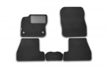5 199 р. Коврики в салон FORD Focus 3 2011-2015, 2014-2019, хб., 5 шт. (текстиль)  Форд Фокус Autofamily nlt.16.32.11.110kh  с доставкой в г. Воронеж. Увеличить фотографию 1