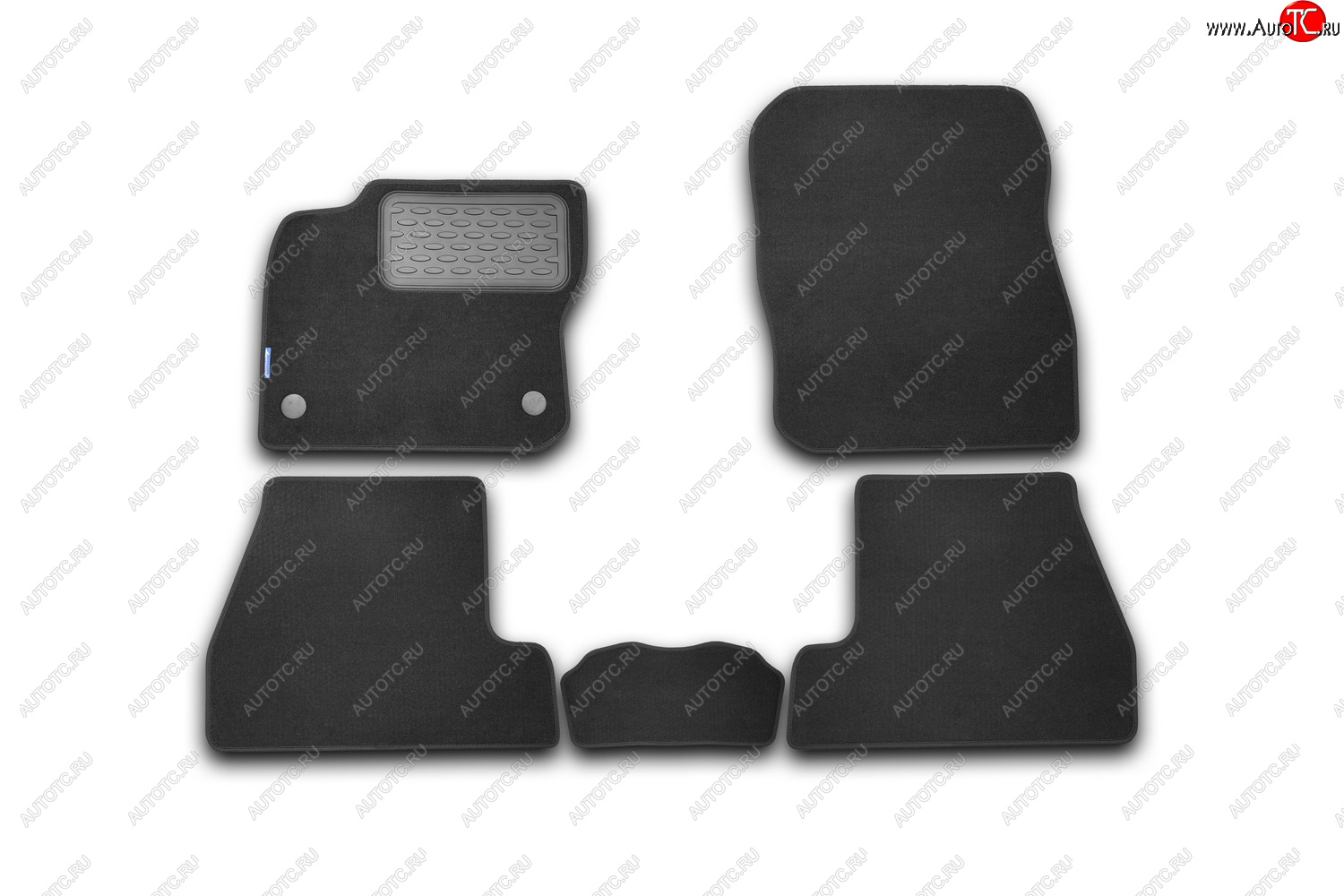 5 199 р. Коврики в салон FORD Focus 3 2011-2015, 2014-2019, хб., 5 шт. (текстиль)  Форд Фокус Autofamily nlt.16.32.11.110kh  с доставкой в г. Воронеж