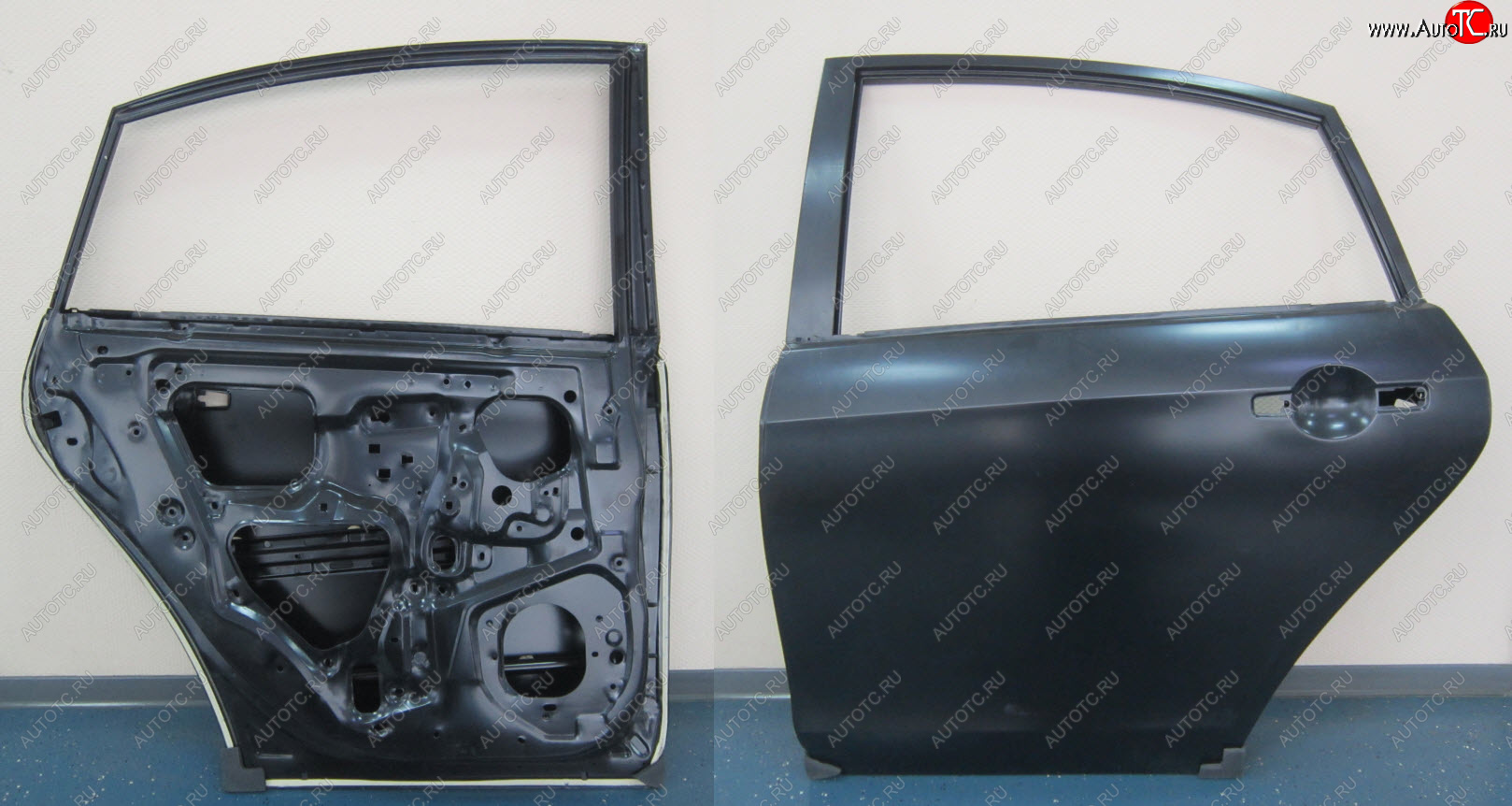 12 749 р. Левая дверь задняя BodyParts Nissan Almera G15 седан (2012-2019) (Неокрашенная)  с доставкой в г. Воронеж