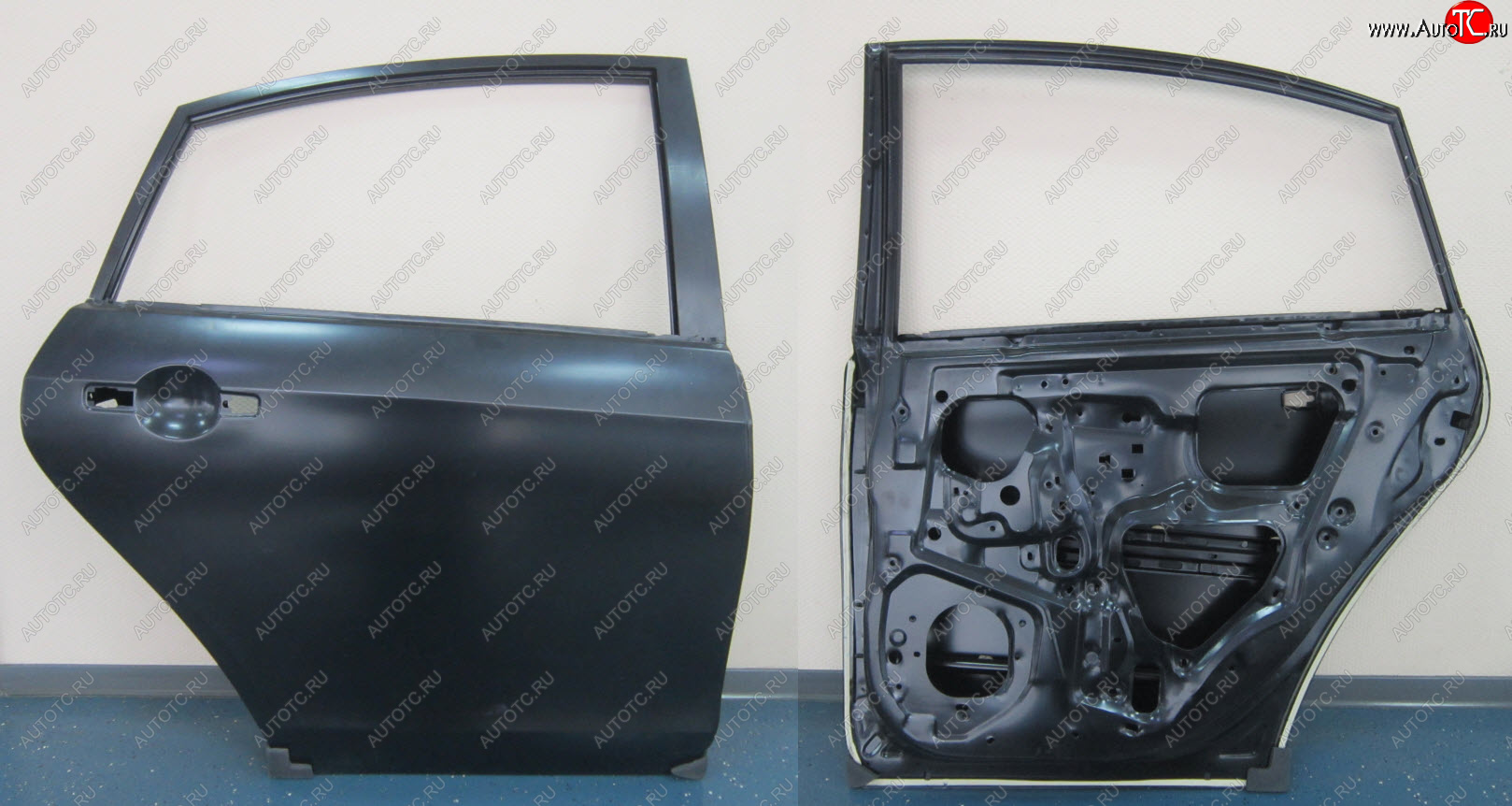 12 749 р. Правая дверь задняя BodyParts Nissan Almera G15 седан (2012-2019) (Неокрашенная)  с доставкой в г. Воронеж