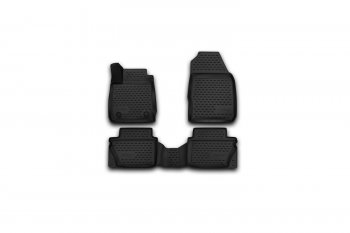 Коврики 3D в салон FORD Fiesta, 2011-2015, 2015-, сед., хб., 4 шт. (полиуретан)  Форд Фиеста Element orig.3d.16.58.210k