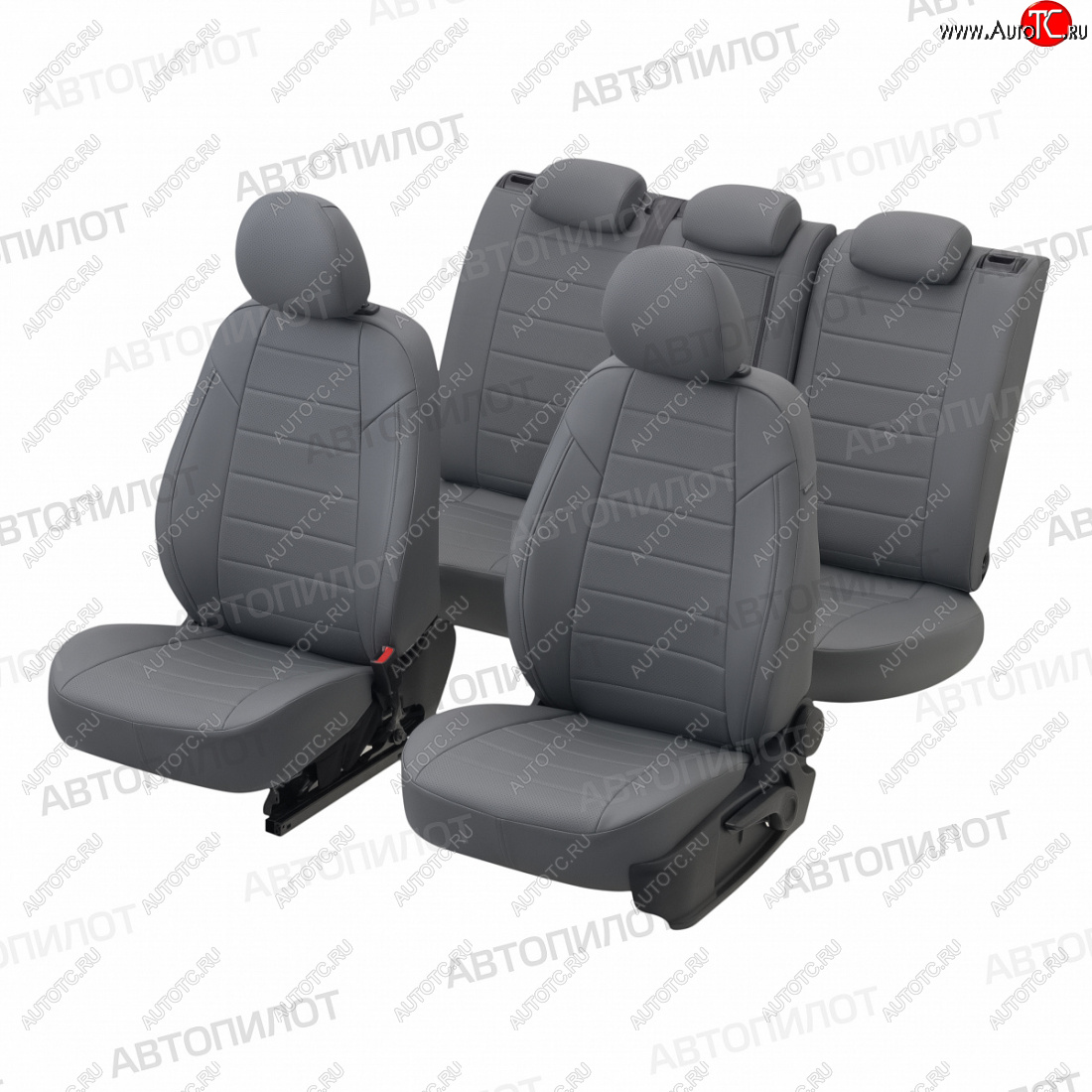 13 849 р. Чехлы на сиденья (экокожа, 5 мест ЗСиС 40/60) Автопилот  CITROEN Berlingo ( M49,  M59) (1996-2012), Peugeot Partner Origin  минивэн (1996-2012) (серый)  с доставкой в г. Воронеж