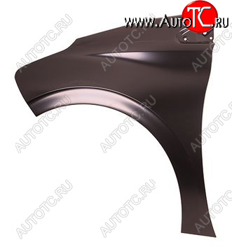 4 899 р. Левое крыло переднее (Тайвань) BodyParts Peugeot 208 1 (2012-2019) (Неокрашенное)  с доставкой в г. Воронеж