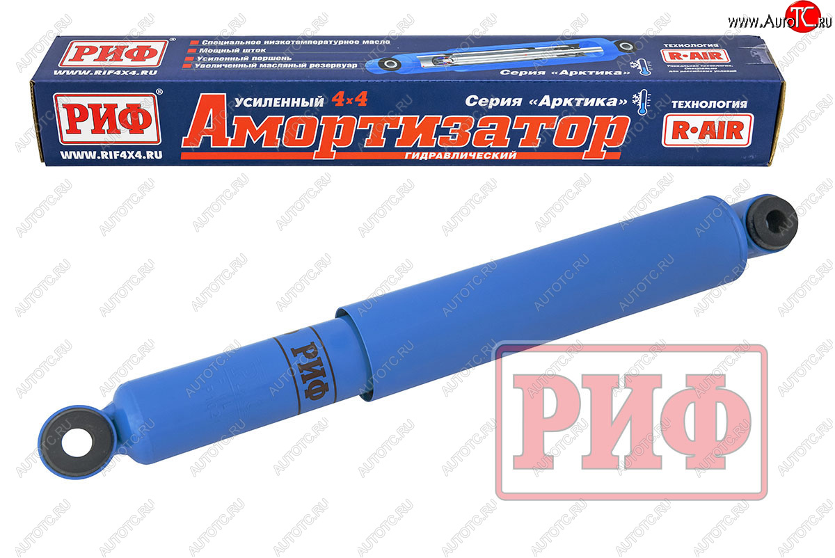 5 859 р. Амортизатор передний (усиленный, штатный и лифт +50, LH=RH, масляный) РИФ Арктика ГАЗ Соболь 2217 автобус дорестайлинг  (1998-2002)  с доставкой в г. Воронеж