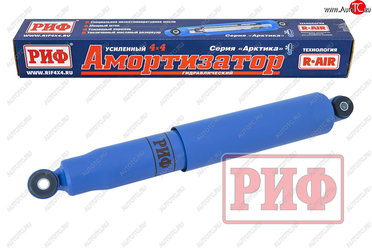 5 339 р. Амортизатор передний (4х4, усиленный, штатный и лифт +50, LH=RH, масляный) РИФ Арктика ГАЗ Соболь 2217 автобус дорестайлинг  (1998-2002)  с доставкой в г. Воронеж