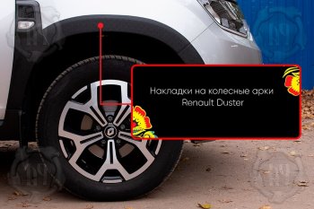 Передняя правая накладка на колесные арки Русская Артель Renault Duster HM рестайлинг (2021-2024) ()