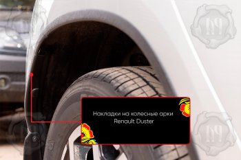 Задняя правая накладка на колесные арки Вариант 2 Русская Артель Renault Duster HM рестайлинг (2021-2024) ()