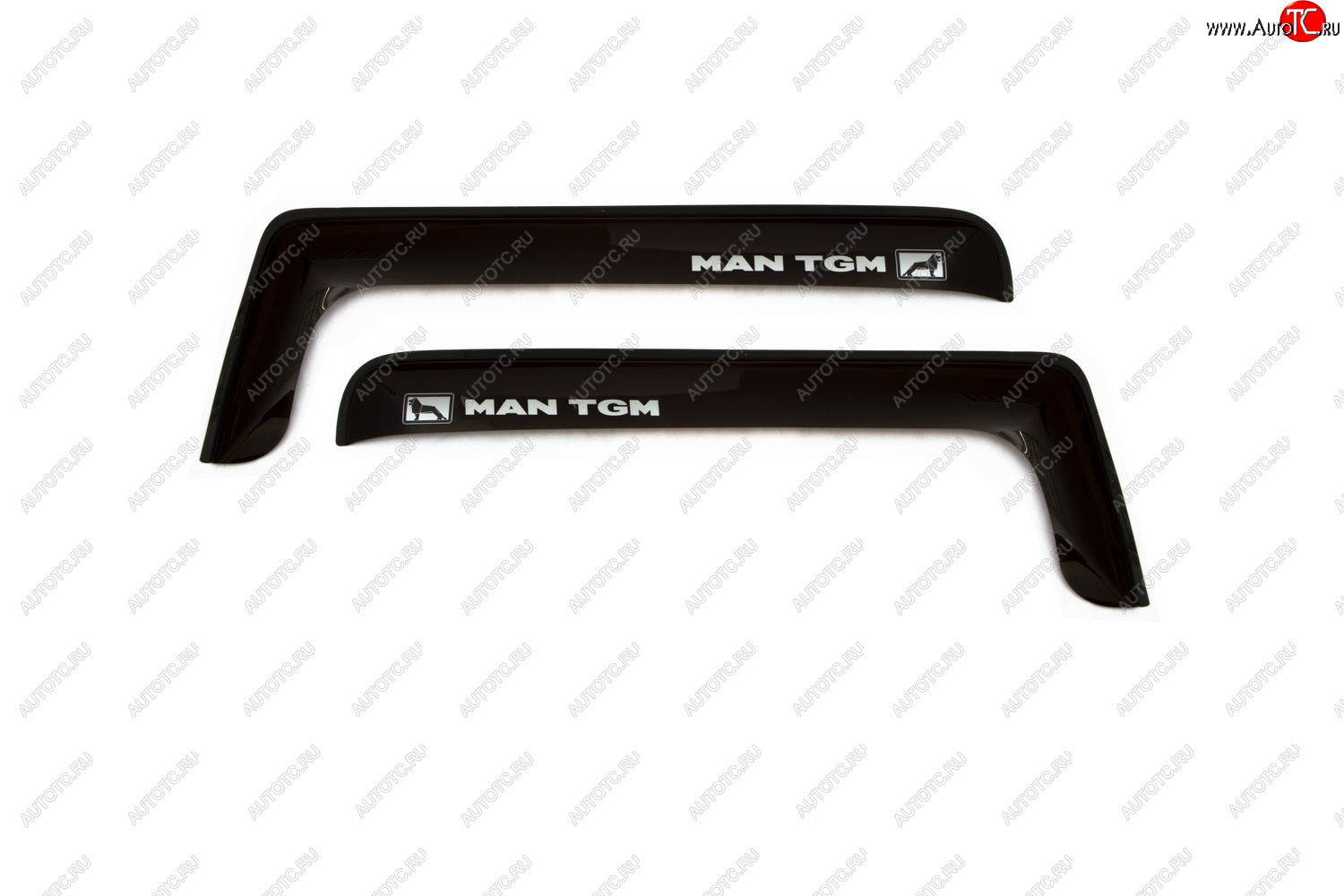 2 399 р. Дефлектор окон 2 шт. MAN TGM короткий, накладной, скотч 3М, дымчатый  Ман ТГМ REIN reinwv857  с доставкой в г. Воронеж