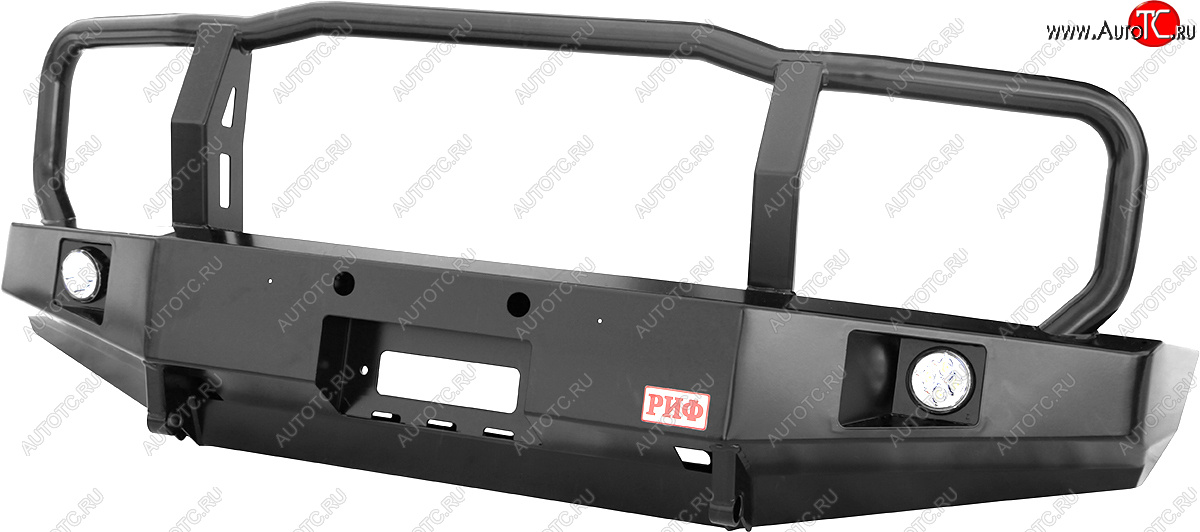 66 999 р. Бампер передний силовой РИФ  Toyota Land Cruiser  J70 (2014-2015) 5 дв. 3-ий рестайлинг (С дополнительными фарами и защитной дугой, с площадкой под лебедку)  с доставкой в г. Воронеж