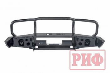 66 999 р. Бампер передний силовой РИФ  Toyota Land Cruiser  J70 (2014-2015) 5 дв. 3-ий рестайлинг (С дополнительными фарами и защитной дугой, под штатную лебедку и расширители арок)  с доставкой в г. Воронеж. Увеличить фотографию 3
