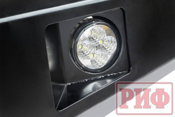 66 999 р. Бампер передний силовой РИФ  Toyota Land Cruiser  J70 (2014-2015) 5 дв. 3-ий рестайлинг (С дополнительными фарами и защитной дугой, под штатную лебедку и расширители арок)  с доставкой в г. Воронеж. Увеличить фотографию 5
