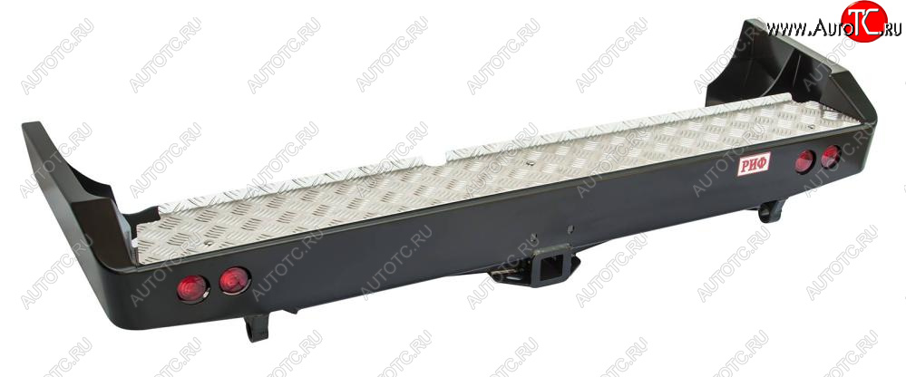 80 999 р. Бампер задний силовой РИФ  Toyota Land Cruiser  80 (1989-1997) (С квадратом под фаркоп и фонарями)  с доставкой в г. Воронеж