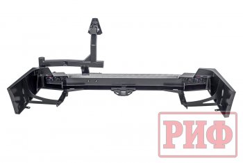 116 999 р. Бампер задний силовой РИФ  Toyota Land Cruiser  100 (1998-2007) дорестайлинг, 1-ый рестайлинг, 2-ой рестайлинг (С квадратом под фаркоп, калиткой, фонарями и подсветкой номера)  с доставкой в г. Воронеж. Увеличить фотографию 2