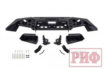 63 919 р. Бампер силовой передний РИФ Toyota Land Cruiser Prado J120 (2002-2009) (c доп. фарами и защитой бачка омывателя)  с доставкой в г. Воронеж. Увеличить фотографию 3