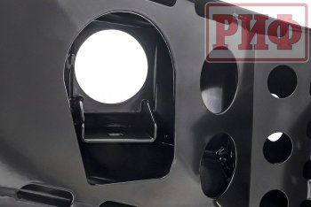 73 999 р. Бампер передний силовой РИФ  Toyota Land Cruiser  200 (2007-2015) дорестайлинг, 1-ый рестайлинг (С дополнительными фарами, защитной дугой и защитой бачка омывателя)  с доставкой в г. Воронеж. Увеличить фотографию 12